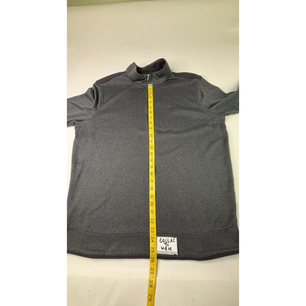 Under Armour ColdGear Quarter Zip Pullover Mens XL Gray Fleece Sweater A1-894 - Picture 6 of 9